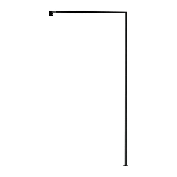 Barra Appendiabiti da Muro Falkirk 170 x 87 x 15 cm Acciaio Nero [en.casa] 