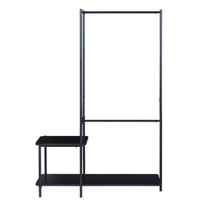 Stand Appendiabiti Bø 150 x 100 x 34 cm Nero [en.casa]
