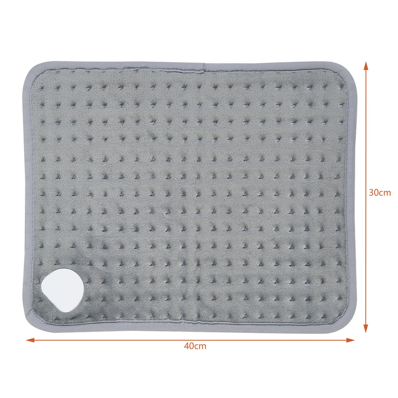 Maßskizze Elektrisches Heizkissen Bella 80W 40x30cm Grau [en.casa]