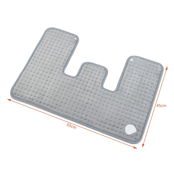 Coussin chauffant électrique Borrello pour épaules 65 x 45 cm gris [en.casa]