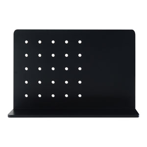 Mensola da Parete Dønna 60 x 15 x 40 cm Nero [en.casa]