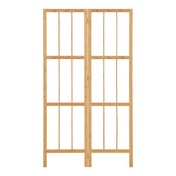 Portemanteau pliable Hyllestad bambou 166 x 92 x 8 cm naturel [en.casa]