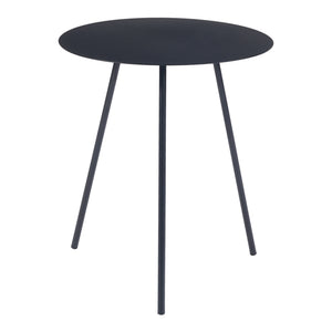 Lot de 2 tables d'appoint Sula de tailles différentes noir [en.casa]