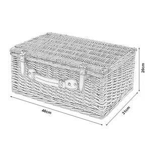 Panier de pique-nique pour 4 personnes Brindisi marron casa.pro