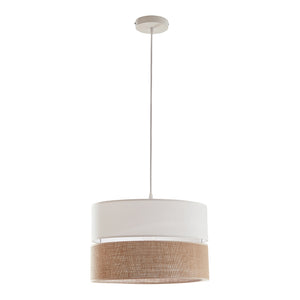 Suspension Barton blanc / effet lin lux.pro 