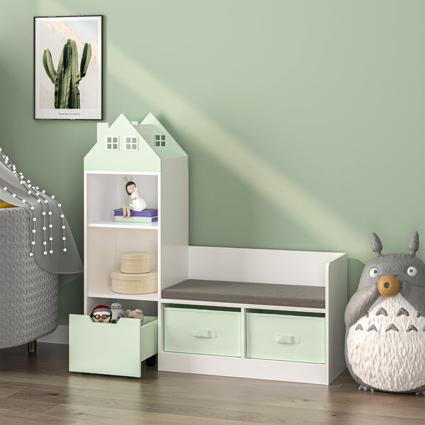 Kindersitzbank mit Regal Vipsali [en.casa]