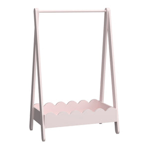 Portemanteau pour enfants Vestnes 99 x 66 x 38 cm rose [en.casa]