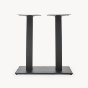 Piétement de table Vadejord acier laqué 70 x 40 x 73 cm noir [en.casa]