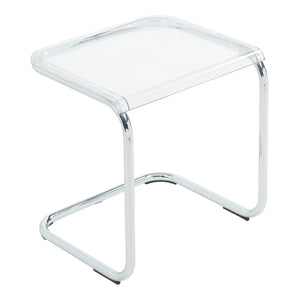 Table d'appoint Brosa 44 x 37 x 48 cm transparent [en.casa] 