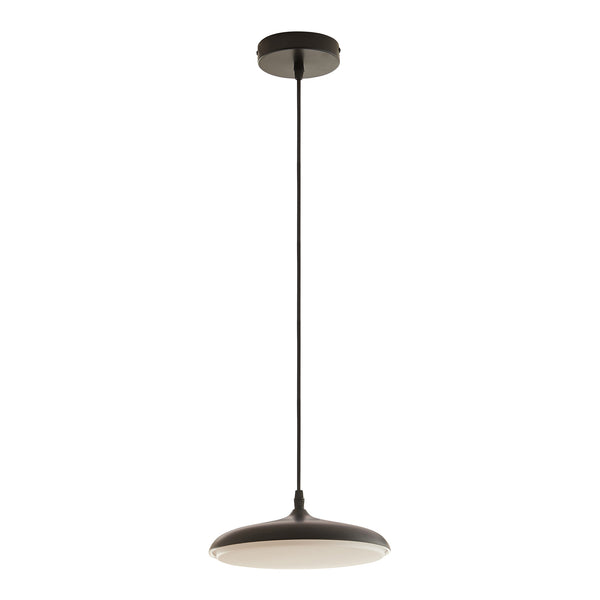Hängeleuchte Oupilu mit integrierten LEDs Metall 120x25x25 cm Schwarz/Weiß [lux.pro]
