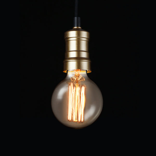 Plafonnier avec look rétro [laiton ] Edison - Douille de lampe [lux.pro] 