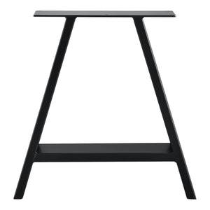 Set de 2 Pieds de Table Métal Noir ou Gris Acier Plusieurs Tailles [en.casa]