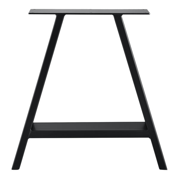 Set de 2 Pieds de Table Métal Noir ou Gris Acier Plusieurs Tailles [en.casa]