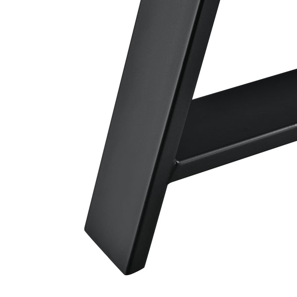 Set de 2 Pieds de Table Métal Noir ou Gris Acier Plusieurs Tailles [en.casa]