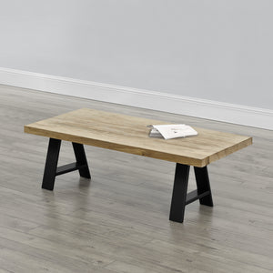 Set de 2 Pieds de Table Métal Noir ou Gris Acier Plusieurs Tailles [en.casa]
