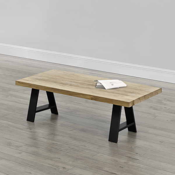 Set de 2 Pieds de Table Métal Noir ou Gris Acier Plusieurs Tailles [en.casa]