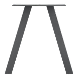 Set di 2 Gambe in Acciaio per Mobili Fai da Te - Altezza 40 cm / 72 cm - 2 Paia di Gamba di Forme Varie incl. Feltrini - Vari Colori [en.casa]
