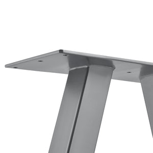 Set di 2 Gambe in Acciaio per Mobili Fai da Te - Altezza 40 cm / 72 cm - 2 Paia di Gamba di Forme Varie incl. Feltrini - Vari Colori [en.casa]