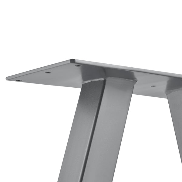 Set di 2 Gambe in Acciaio per Mobili Fai da Te - Altezza 40 cm / 72 cm - 2 Paia di Gamba di Forme Varie incl. Feltrini - Vari Colori [en.casa]