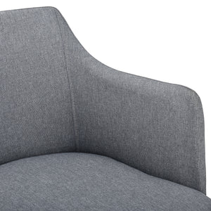 Polstersessel mit Armlene Textil Grau en.casa