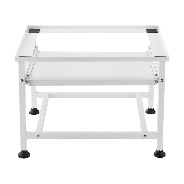Socle avec Étagère Extensible pour Machine à Laver 63 x 54 x 41 cm Blanc [en.casa]