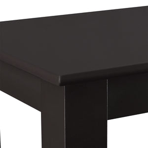 Table Basse de Salon Chur 61,3 x 60 x 30 cm Marron Foncé [en.casa]