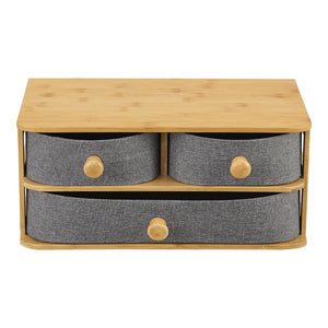 Organisateur de bureau Mäntsälä à 3 tiroirs 15 x 35 x 23 cm [en.casa]