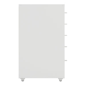 Caisson de bureau Kökar à roulettes avec 5 tiroirs 69 x 28 x 41 cm [en.casa]