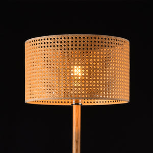 Lampadaire Rochdale 154 cm naturel / brun doré lux.pro