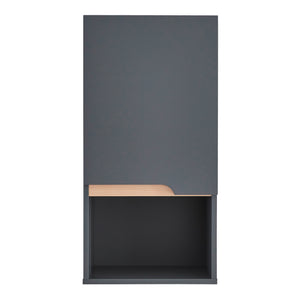 Armadietto Pensile Bergkamen 60 x 30 x 30 cm Grigio / Effetto Legno [en.casa] 