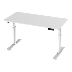 Bureau électrique à hauteur réglable pour enfants Ringe 120 x 60 cm blanc [pro.tec]