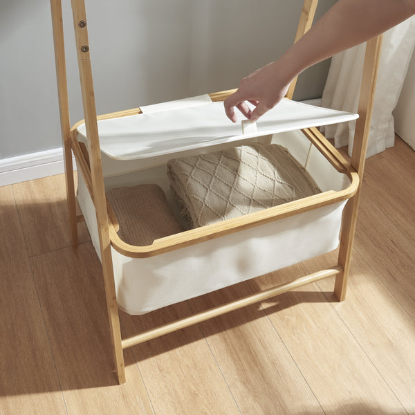 Stand Appendiabiti Iitti in Bambù 159 x 60 x 45 cm [en.casa] 