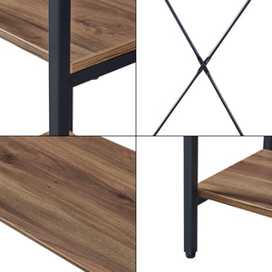 Portant à vêtements Hvidovre 170 x 100 x 35 cm noir effet bois [en.casa]