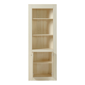 Armoire d'angle Eura avec 2 portes et 5 étagères panneau de particules 170 x 62 x 30 cm effet chêne [en.casa]
