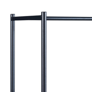 Stand Appendiabiti Bø 150 x 100 x 34 cm Nero [en.casa]