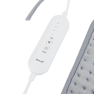 Coussin chauffant électrique Calvera 80W 50 x 40 cm gris [en.casa]