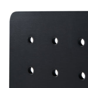 Mensola da Parete Dønna 60 x 15 x 40 cm Nero [en.casa]
