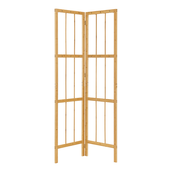 Portemanteau pliable Hyllestad bambou 166 x 92 x 8 cm naturel [en.casa]