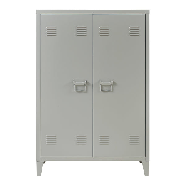 Metallschrank Oripää - 110x75x33cm - Dunkelgrau