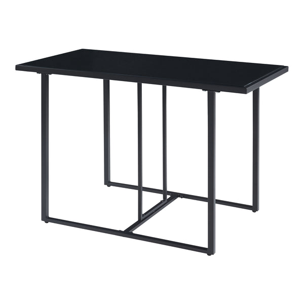 Ensemble de meubles de jardin 3 pièces Accadia noir marron gris casa.pro
