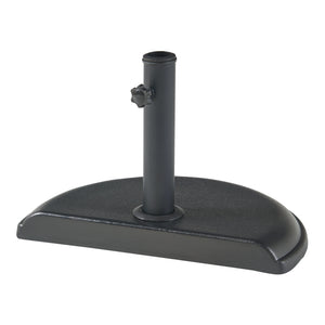 Pied de parasol Bisenti adapté aux tiges 30 34 38 45 mm noir casa.pro