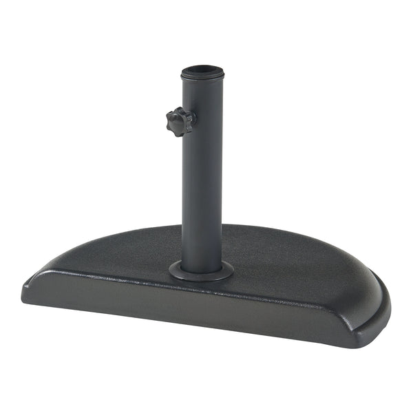 Pied de parasol Bisenti adapté aux tiges 30 34 38 45 mm noir casa.pro