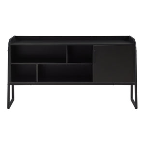 Meuble TV Storfjord 120 x 34 x 63 cm noir [en.casa]