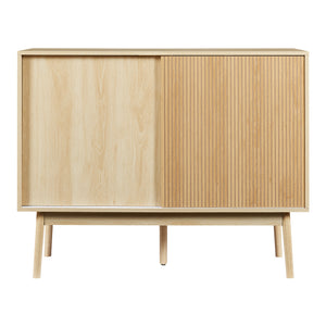 Buffet Landskrona 90 x 115 x 40 cm effet chêne [en.casa]