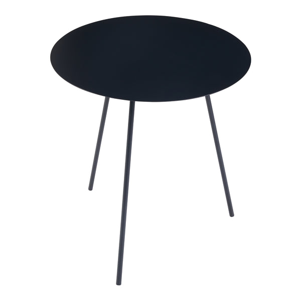 Lot de 2 tables d'appoint Sula de tailles différentes noir [en.casa]