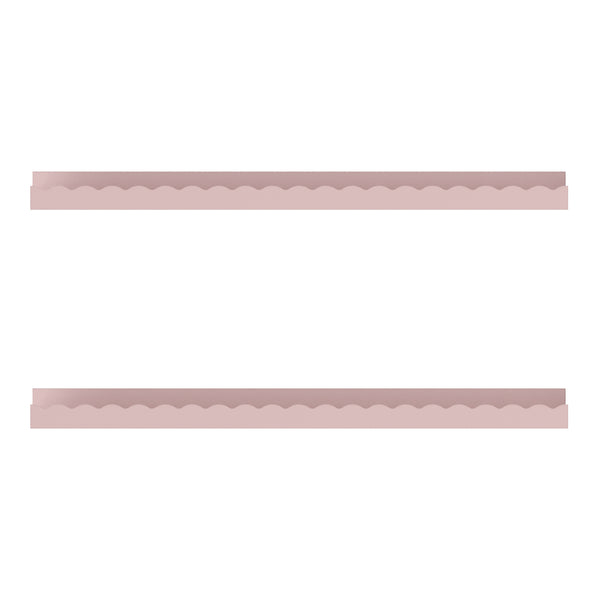 Kinder-Wandregal 2er Set Vestnes 60x10x5 cm Cotton Candy [en.casa]