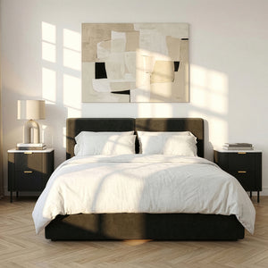 Lot de 2 tables de chevet Olvehok 55 x 52 x 38 cm [en.casa]