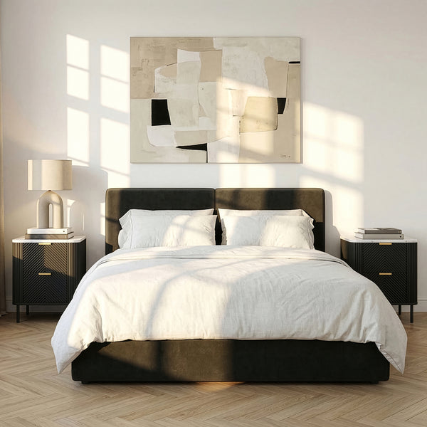 Lot de 2 tables de chevet Olvehok 55 x 52 x 38 cm [en.casa]