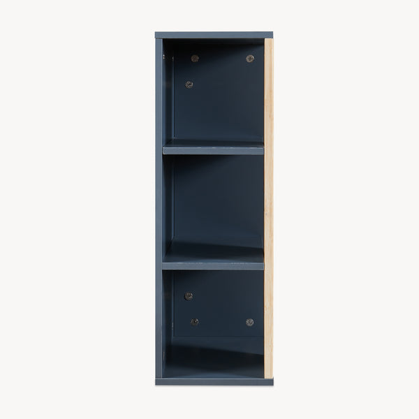Armoire murale Svanes 60x30x20 cm Gris foncé/Nature [en.casa]
