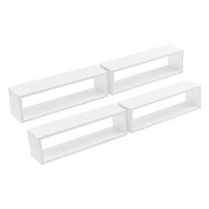 Wandregal Fagernes 59x15x17cm 4er Set versch. Farben en.casa